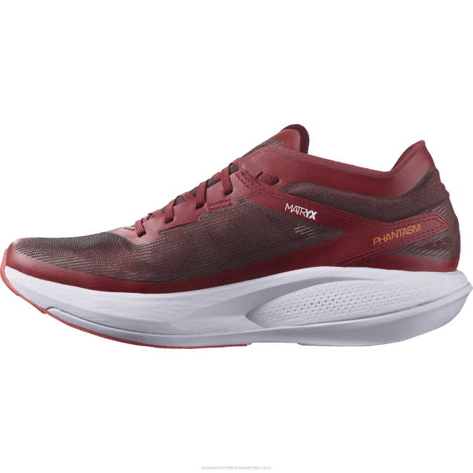 Men\'s Running Shoes - Phantasm V42L1072 Salomon Biking Red/Purple Heather/Vibrant Orange - Salomon sneakers Australia