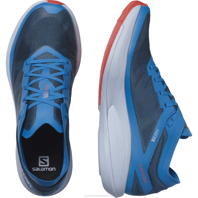 Men\'s Running Shoes - Phantasm V42L1073 Salomon Indigo Bunting/Kentucky Blue/Poppy Red - Salomon shoes