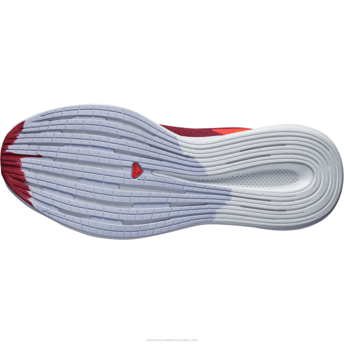 Men\'s Running Shoes - Spectur V42L1077 Salomon Biking Red/Vibrant Orange/Purple Heather - Salomon Australia