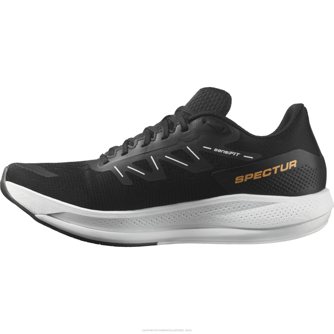 Men\'s Running Shoes - Spectur V42L1078 Salomon Black/White/Blazing Orange - Salomon sneakers Australia