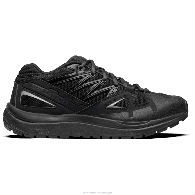 Men's Hiking Shoes - Odyssey 1 Advanced V42L223 Salomon Black/Magnet - Salomon sneakers Australia