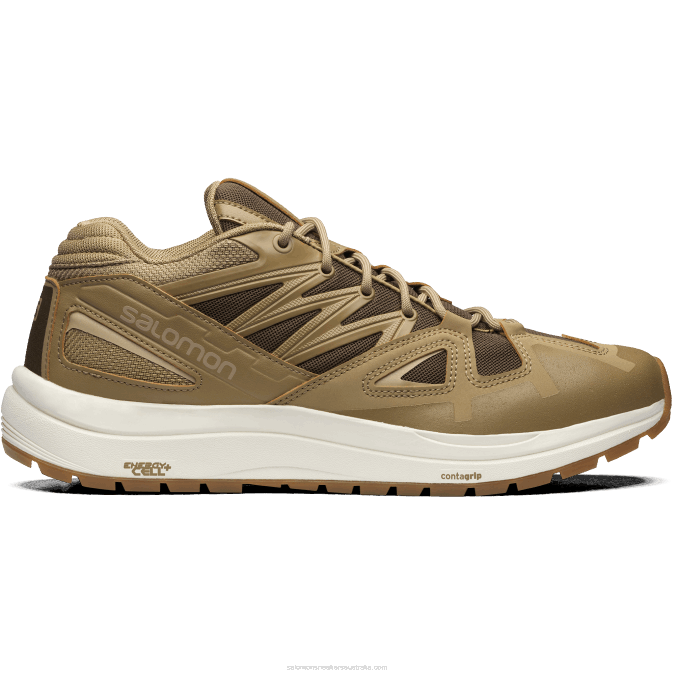 Men's Hiking Shoes - Odyssey 1 Advanced V42L224 Salomon Kelp/Desert Palm/Vanilla Ice - Salomon shoes