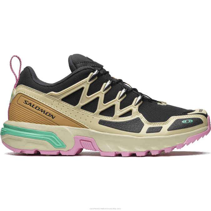 Men's Sportstyle Shoes - Acs + V42L144 Salomon Ebony/Moss/Biscay Green - Salomon shoes