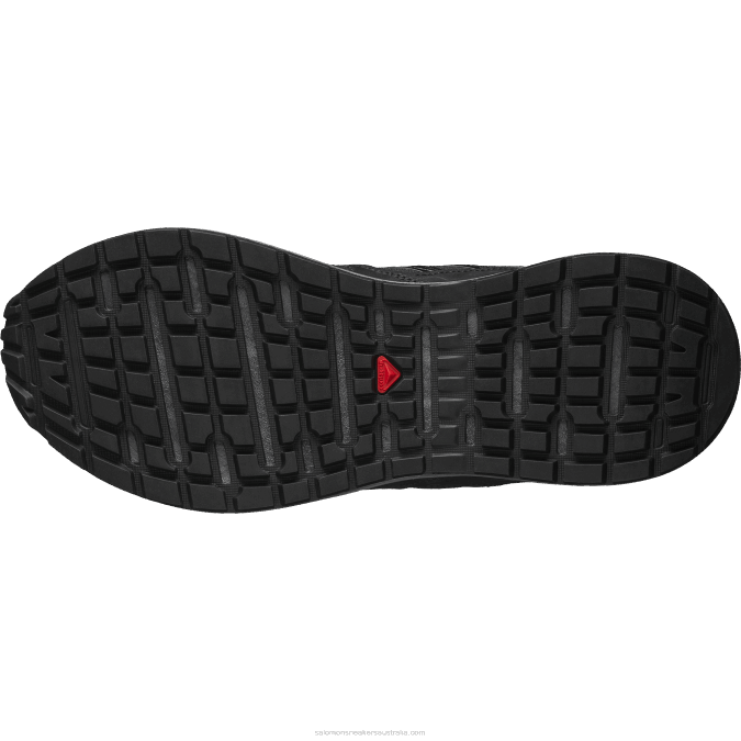 Men\'s Sportstyle Shoes - Odyssey 1 Leather Advanced V42L220 Salomon Black/Ebony - Salomon sneakers Australia