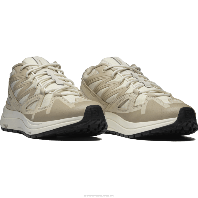 Men\'s Sportstyle Shoes - Odyssey 1 Leather Advanced V42L221 Salomon Rainy Day/Feather Gray/Vanilla Ice - Salomon shoes