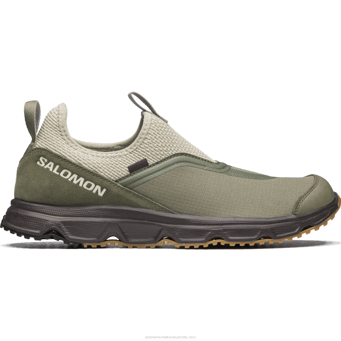 Men's Sportstyle Shoes - Rx Snug For Pas Normal Studios V42L184 Salomon Moss Gray/Deep Lichen Green/Black Coffee - Salomon shoes