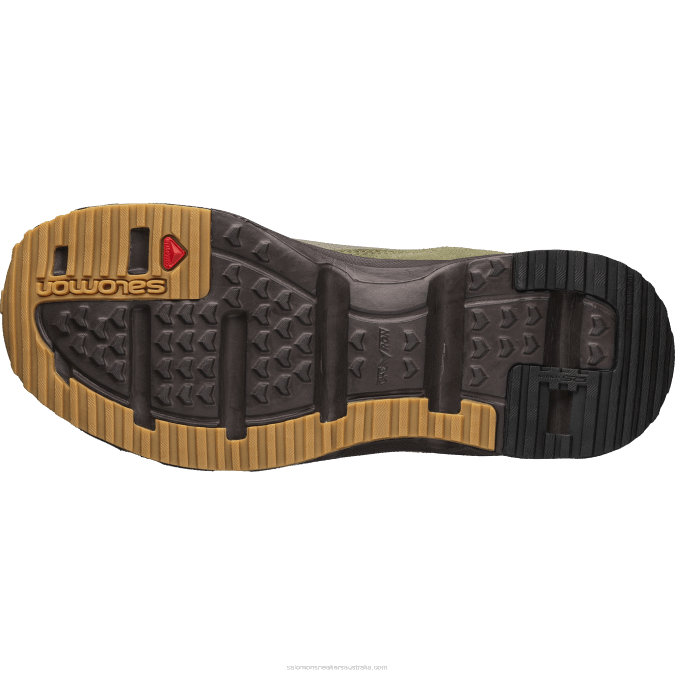 Men\'s Sportstyle Shoes - Rx Snug For Pas Normal Studios V42L184 Salomon Moss Gray/Deep Lichen Green/Black Coffee - Salomon shoes