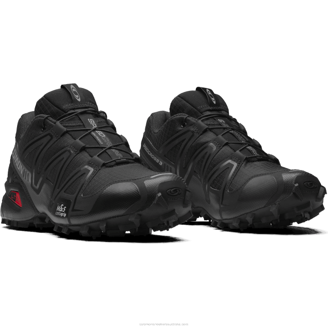 Men\'s Sportstyle Shoes - Speedcross 3 V42L179 Salomon Black/Quiet Shade - Salomon Australia