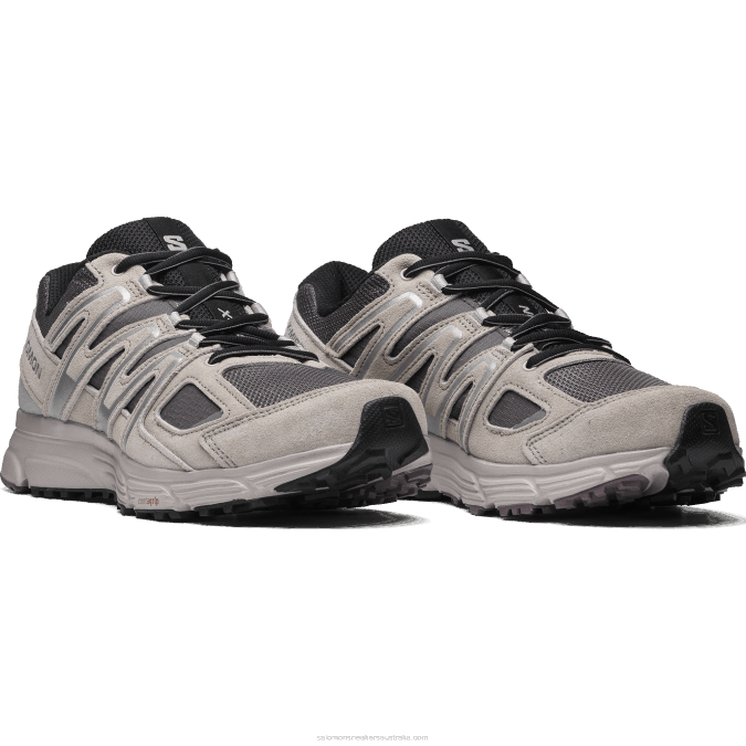 Men\'s Sportstyle Shoes - X-Mission 4 Suede V42L168 Salomon Plum Kitten/Ashes Of Roses/Ftw Silver - Salomon shoes