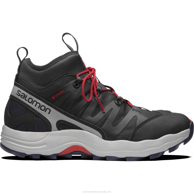 Men's Sportstyle Shoes - Xa Pro 1 Mid Gore-Tex V42L199 Salomon Black/Alloy/Goji Berry - Salomon sneakers Australia