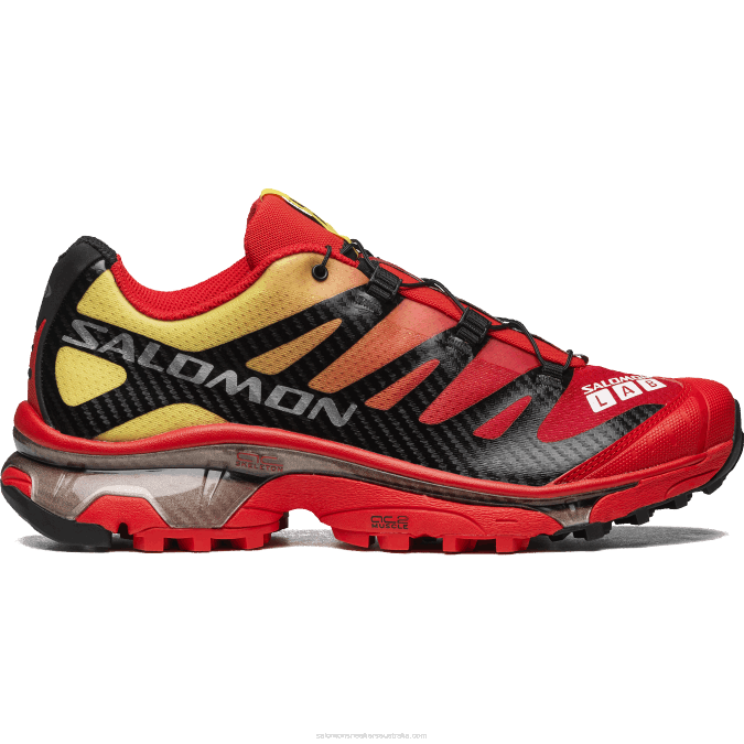 Men's Sportstyle Shoes - Xt-4 Og V42L63 Salomon Fiery Red/Black/Empire Yellow - Salomon sneakers Australia