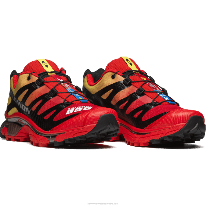 Men\'s Sportstyle Shoes - Xt-4 Og V42L63 Salomon Fiery Red/Black/Empire Yellow - Salomon sneakers Australia