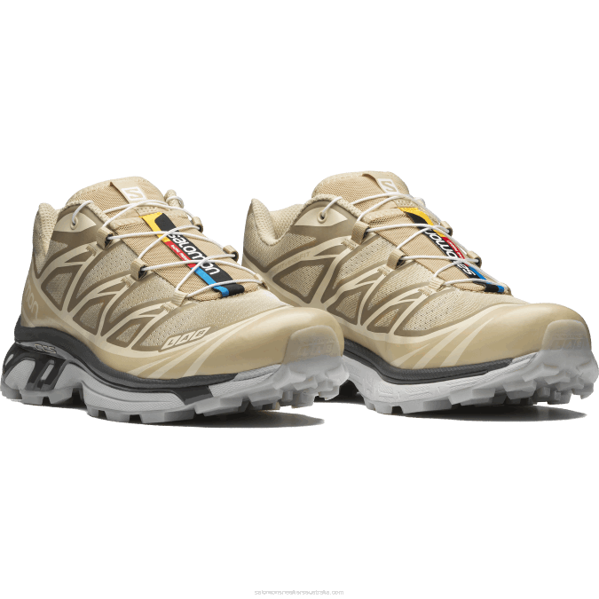 Men\'s Sportstyle Shoes - Xt-6 Clear V42L121 Salomon Safari/Magnet/Vanilla Ice - Salomon shoes