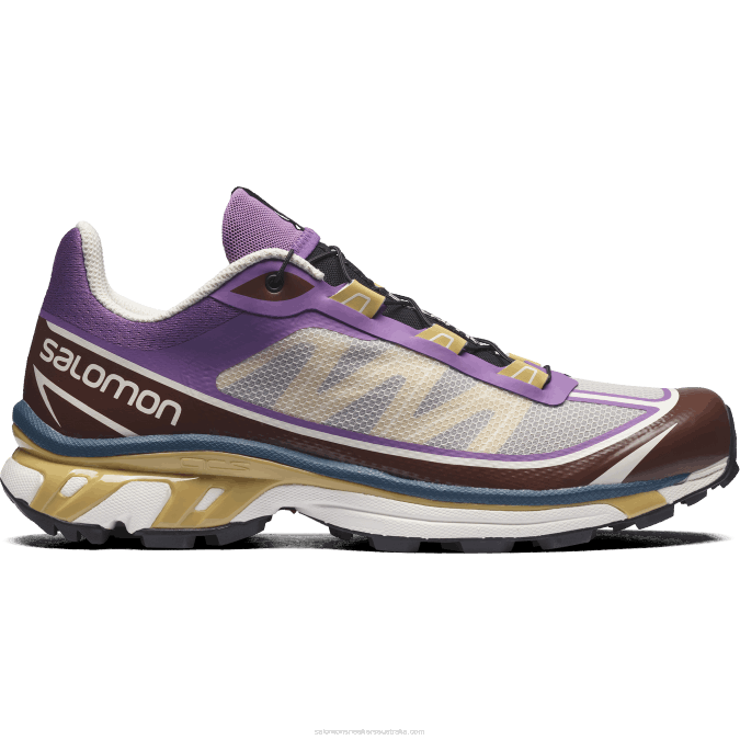 Men's Sportstyle Shoes - Xt-6 Ft V42L96 Salomon Royal Lilac/Chocolate Fondant/Fall Leaf - Salomon shoes