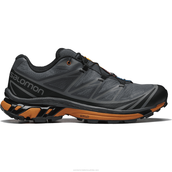 Men's Sportstyle Shoes - Xt-6 Gore-Tex Utility V42L126 Salomon Black/Ebony/Marmalade - Salomon Australia