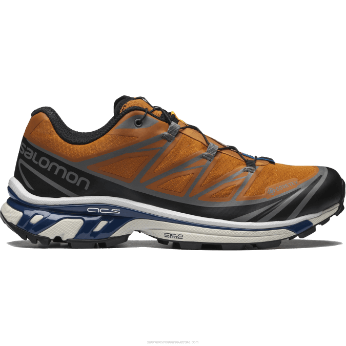 Men's Sportstyle Shoes - Xt-6 Gore-Tex Utility V42L127 Salomon Marmalade/Black/Navy Peony - Salomon sneakers Australia
