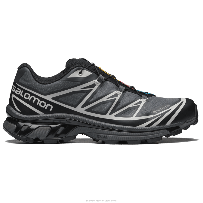 Men's Sportstyle Shoes - Xt-6 Gore-Tex V42L131 Salomon Black/Ebony/Lunar Rock - Salomon sneakers Australia