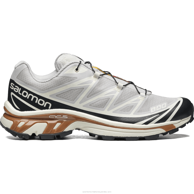 Men's Sportstyle Shoes - Xt-6 V42L78 Salomon Lunar Rock/Dark Sapphire/Rubber - Salomon Australia
