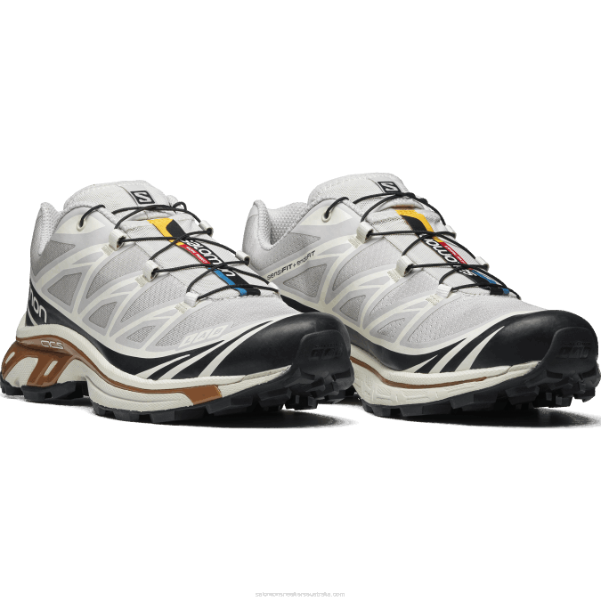 Men\'s Sportstyle Shoes - Xt-6 V42L78 Salomon Lunar Rock/Dark Sapphire/Rubber - Salomon Australia