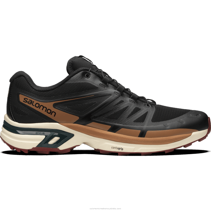 Men\'s Sportstyle Shoes - Xt-Wings 2 V42L197 Salomon Black/Bleached Sand/Ponderosa Pine - Salomon Australia