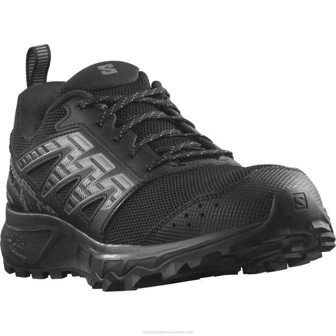 Men\'s Running Shoes - Wander V42L1486 Salomon Black/Pewter/Frost Gray - Salomon shoes