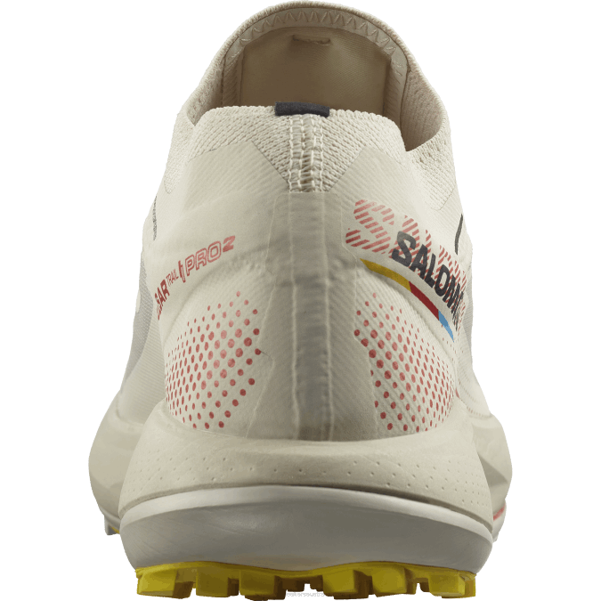 Men\'s Trail Running Shoes - Pulsar Trail Pro 2 V42L1437 Salomon Rainy Day/Hot Sauce/Freesia - Salomon shoes