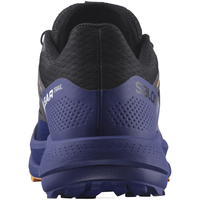 Men\'s Trail Running Shoes - Pulsar Trail V42L1462 Salomon Black/Clematis Blue/Blazing Orange - Salomon shoes