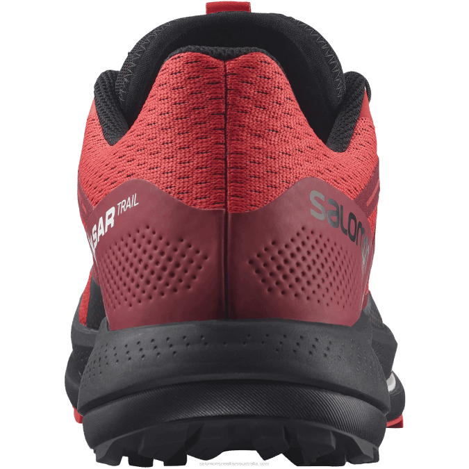 Men\'s Trail Running Shoes - Pulsar Trail V42L1463 Salomon Poppy Red/Biking Red/Black - Salomon Australia
