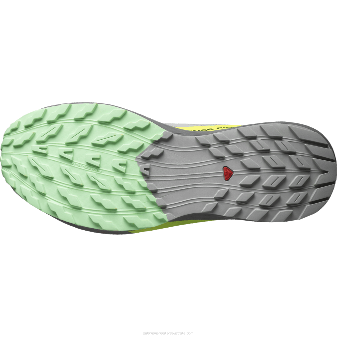 Men\'s Trail Running Shoes - Sense Ride 5 V42L1431 Salomon Alloy/Quiet Shade/Safety Yellow - Salomon shoes