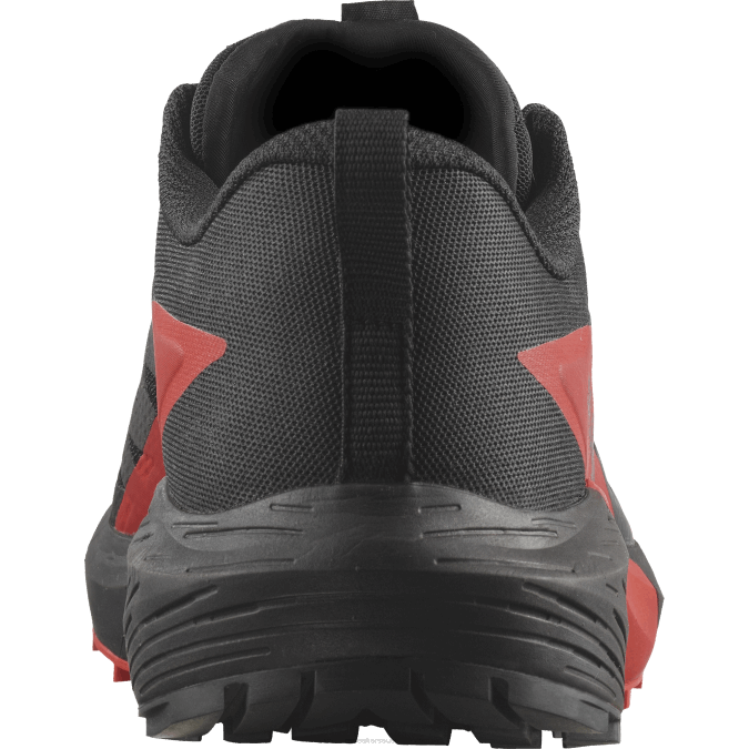 Men\'s Trail Running Shoes - Sense Ride 5 V42L1432 Salomon Black/Fiery Red - Salomon Australia