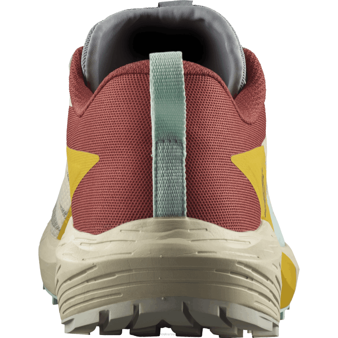 Men\'s Trail Running Shoes - Sense Ride 5 V42L1435 Salomon Rainy Day/Hot Sauce/Freesia - Salomon Australia