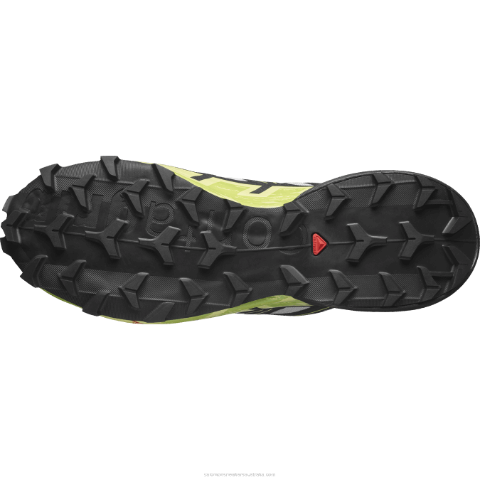 Men\'s Trail Running Shoes - Speedcross 6 Gore-Tex V42L1468 Salomon Lunar Rock/Black/Sunny Lime - Salomon shoes
