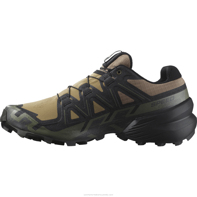 Men\'s Trail Running Shoes - Speedcross 6 V42L1455 Salomon Kelp/Black/Deep Lichen Green - Salomon sneakers Australia