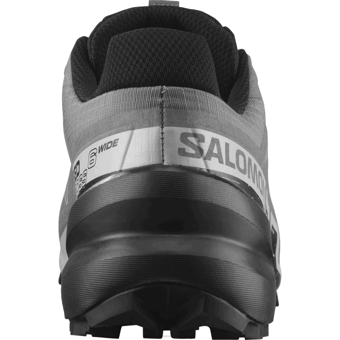 Men\'s Trail Running Shoes - Speedcross 6 Wide V42L1470 Salomon Quiet Shade/Black/Pearl Blue - Salomon sneakers Australia