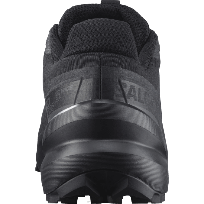 Men\'s Trail Running Shoes - Speedcross 6 Wide V42L1471 Salomon Black/Phantom - Salomon shoes