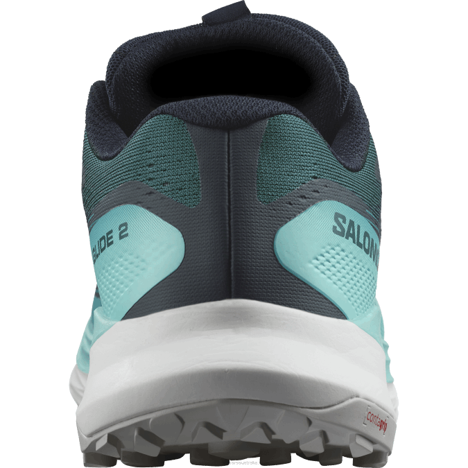 Men\'s Trail Running Shoes - Ultra Glide 2 V42L1438 Salomon Atlantic Deep/Blue Radiance/Fiery Red - Salomon Australia