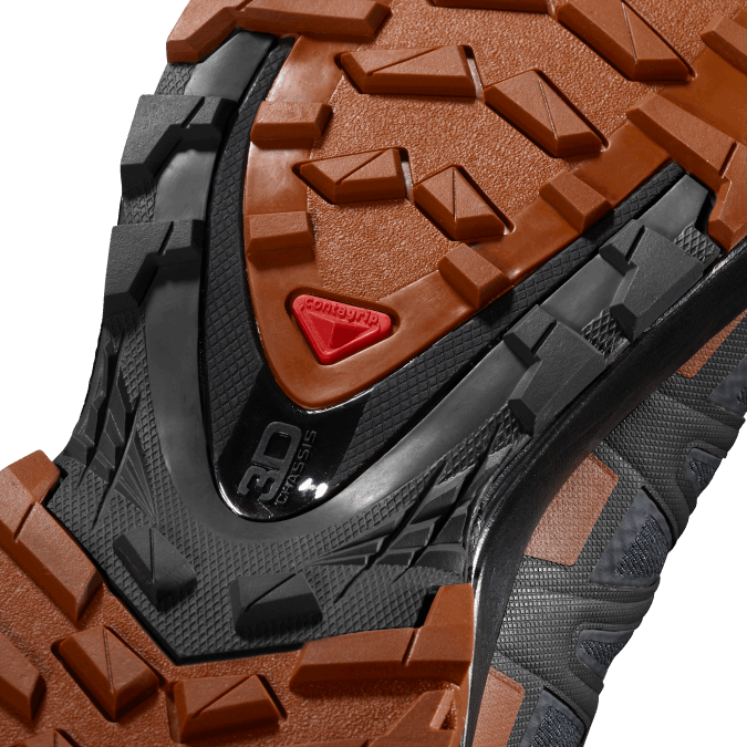 Men\'s Trail Running Shoes - Xa Pro 3D V8 Gore-Tex V42L1481 Salomon Ebony/Caramel Cafe/Black - Salomon Australia