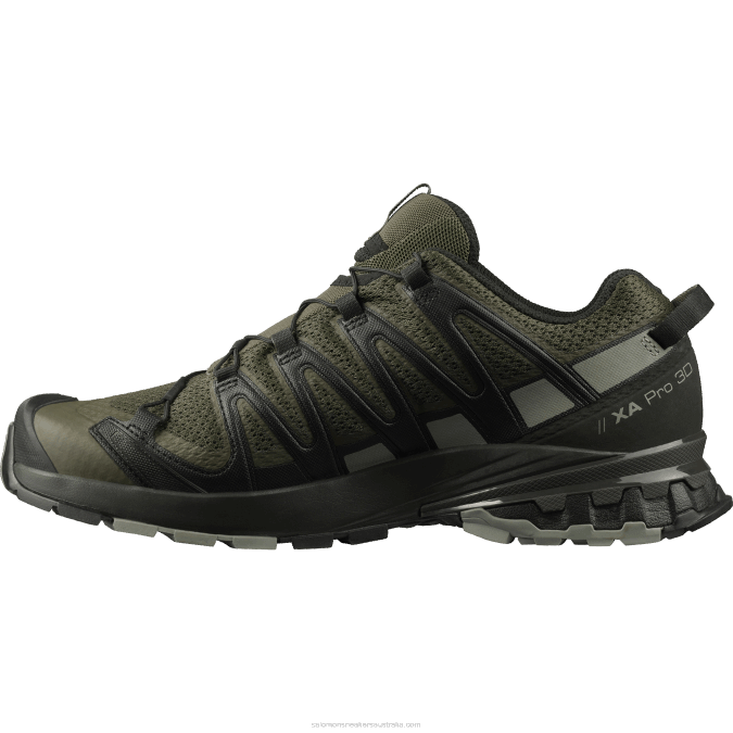 Men\'s Trail Running Shoes - Xa Pro 3D V8 V42L1478 Salomon Grape Leaf/Peat/Shadow - Salomon Australia