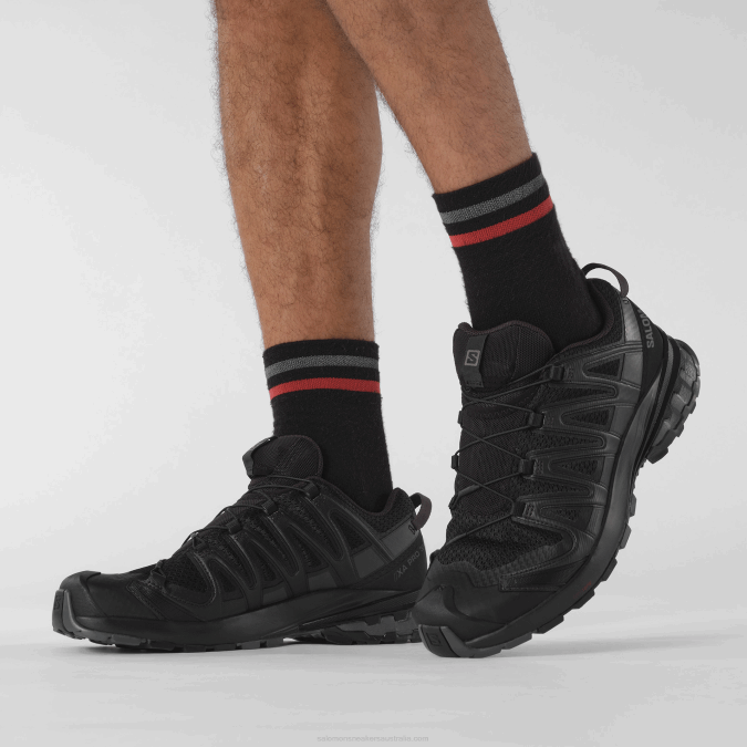 Men\'s Trail Running Shoes - Xa Pro 3D V8 Wide V42L1474 Salomon Black/Magnet - Salomon shoes