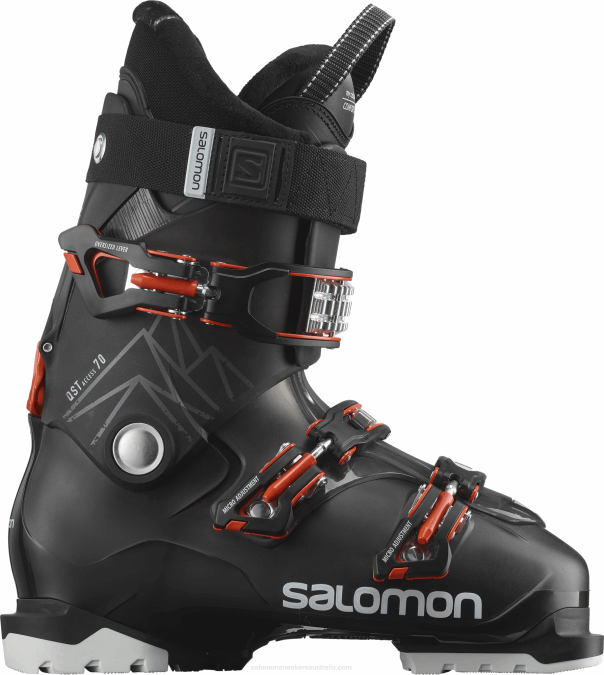 Men's All-Mountain Boots - Qst Access 70 V42L1239 Salomon Black/Anthracite Translucent/Orange - Salomon sneakers Australia