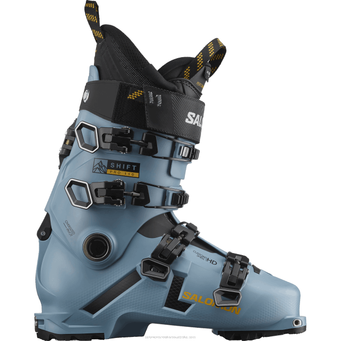 Men's Freeride Boots - Shift Pro 110 At V42L1225 Salomon Coppen Blue/Black/Solar Power - Salomon shoes