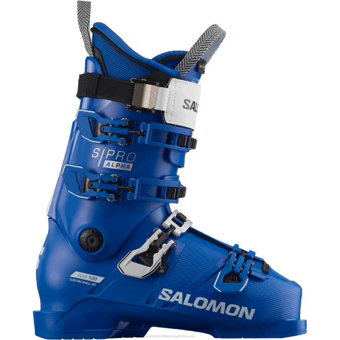 Men's On-Piste Boots - S/Pro Alpha 130 El V42L1215 Salomon Race Blue/White - Salomon sneakers Australia