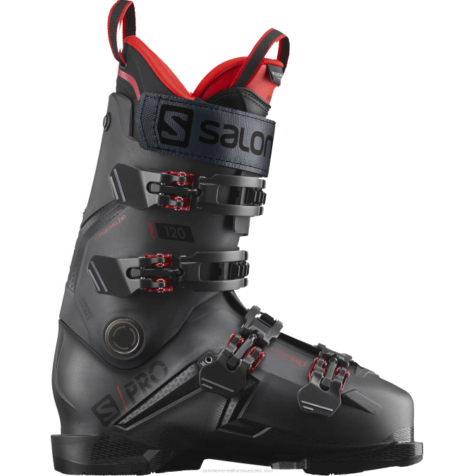 Men's On-Piste Boots - S/Pro Mv 120 V42L1222 Salomon Belluga/Red/Black - Salomon shoes