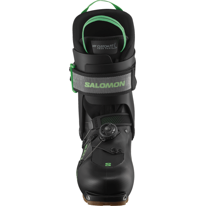 Men\'s Touring Boots - Mtn Summit Pure V42L1233 Salomon Black/Pastel Neon Green 1/Rainy Day - Salomon sneakers Australia