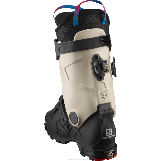 Men\'s Touring Boots - S/Lab Mtn V42L1214 Salomon Black/Rainy Day/Red - Salomon Australia