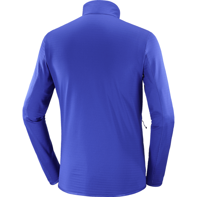 Men\'s Full Zip Midlayer Jacket - Essential Lightwarm V42L554 Salomon Surf The Web - Salomon sneakers Australia