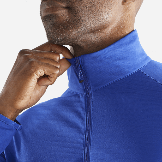 Men\'s Full Zip Midlayer Jacket - Essential Lightwarm V42L554 Salomon Surf The Web - Salomon sneakers Australia