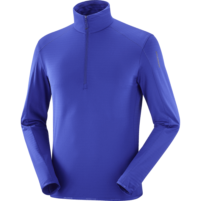 Men\'s Half Zip Midlayer - Essential Lightwarm V42L548 Salomon Surf The Web - Salomon sneakers Australia