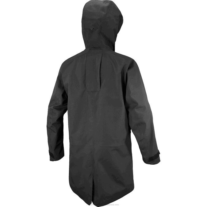 Men\'s Shell Jacket - Stance 3L Long V42L550 Salomon Deep Black - Salomon sneakers Australia