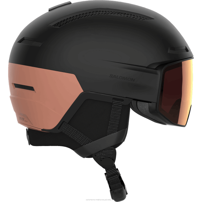 Men's Helmet - Driver Pro Sigma Mips V42L1271 Salomon Black/Rose Gold - Salomon sneakers Australia